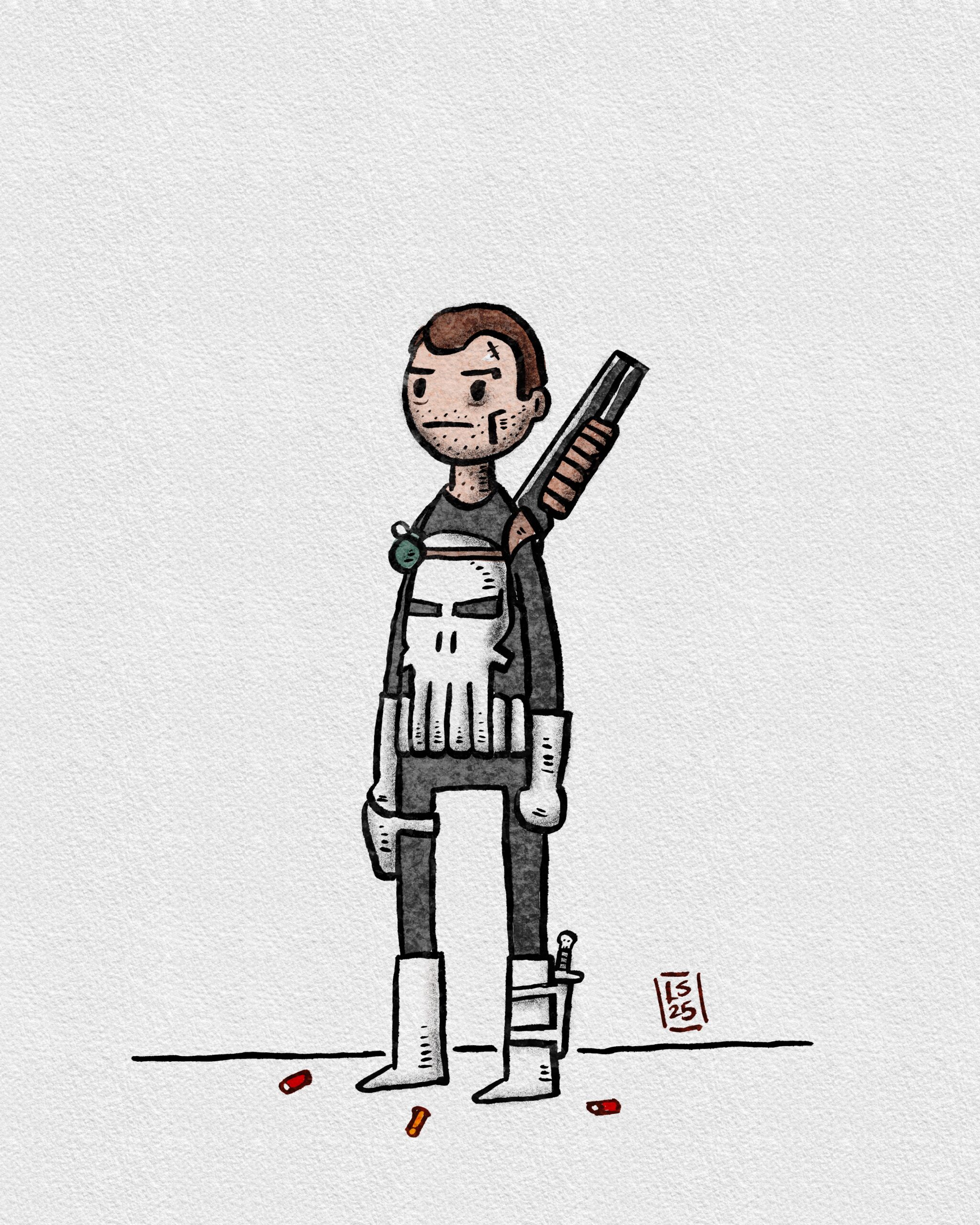 Daily Character Sketch – The Punisher